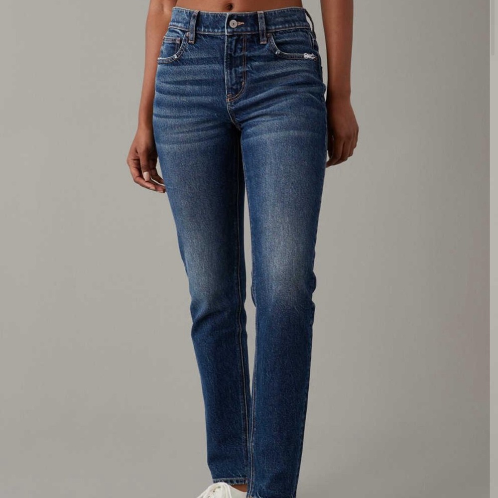 AE 90’s Skinny Jeans Dark Atlantic